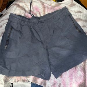 athletic shorts grey